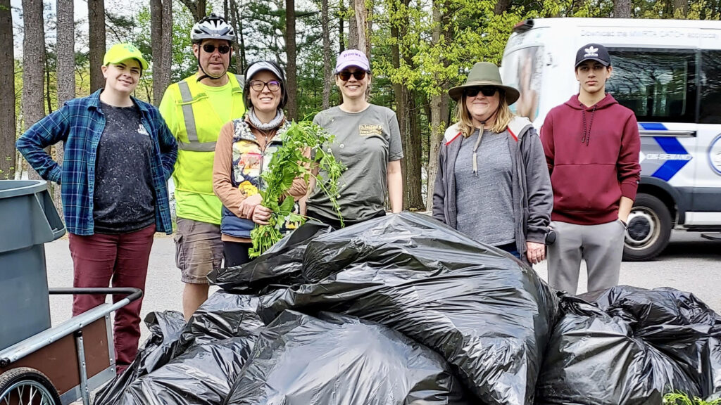 Cochituate Rail Trail Spring Clean-up